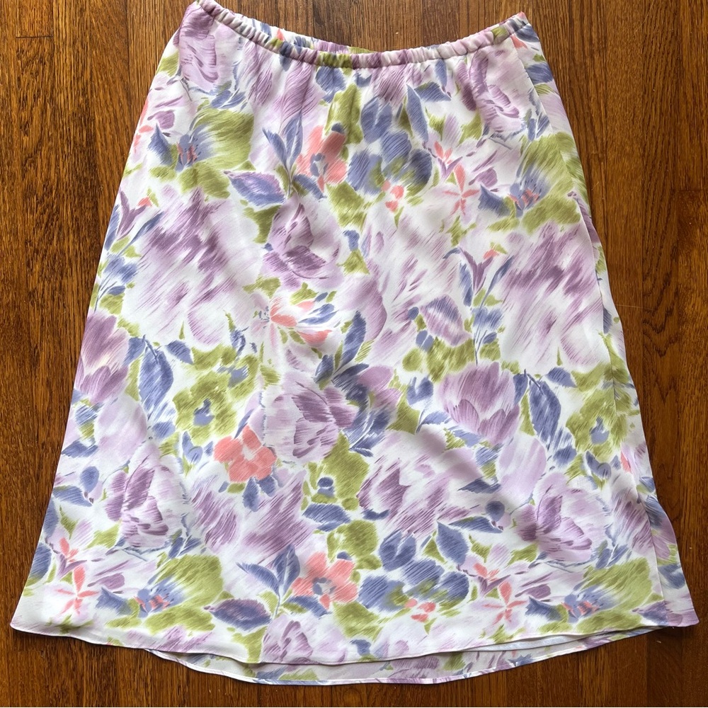 Y2k fairy skirt 12 pastel watercolor floral stretch Spring coquette feminine